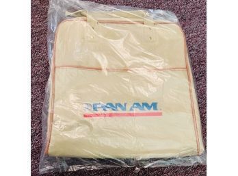 Vintage Canvas Pan Am Bag With Logo Lining - New Old Stock No. 5
