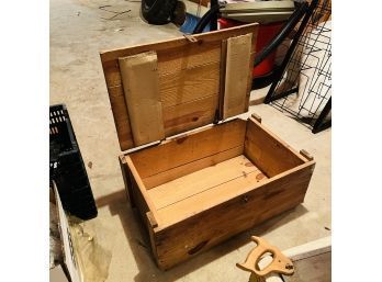 Wooden Crate With Hinged Lid (Basement)