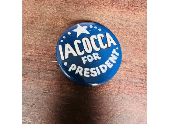Iococca For President Button