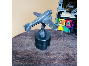 Small DC-3 Airplane Sculpture On Stand