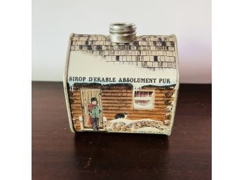 NH Maple Syrup House Shaped Tin (No Top)
