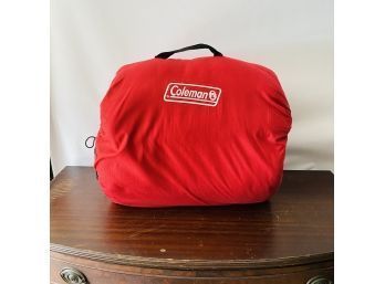 Red And Plaid Coleman Sleeping Bag