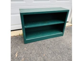 Wooden Green Painted Shelf Or Bench