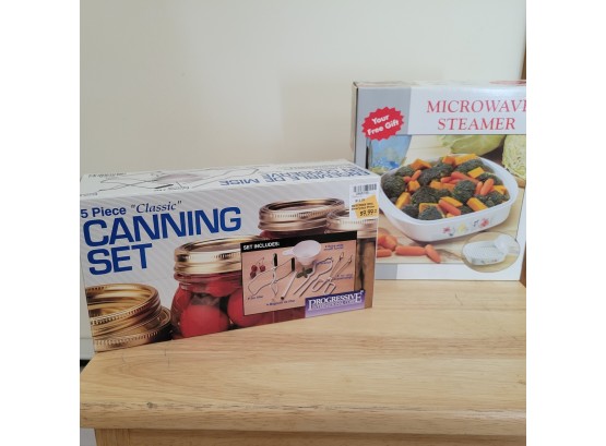 Canning Set And Microwave Steamer