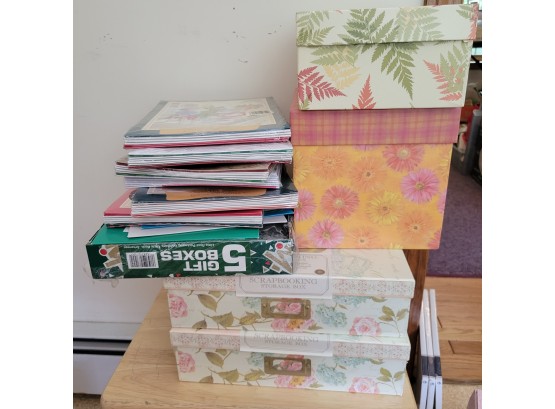 Storage Boxes, Gift Wrapping Boxes And Scrapbook Boxes