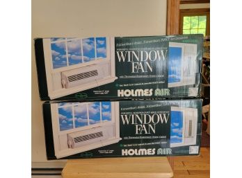 Set Of 2 Holmes Air Window Fans New In Boxes