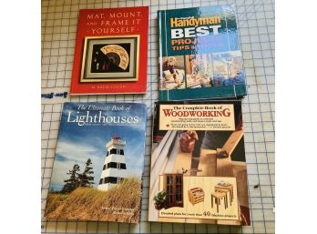 Assorted Books: Lighthouses, Framing And Home