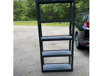 Plastic 4 Tier Collapsible Shelving