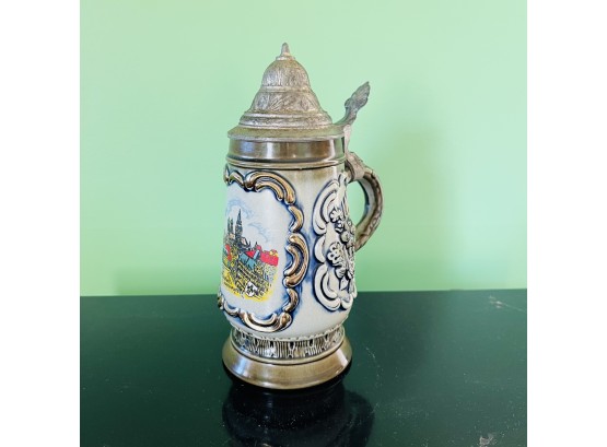 Vintage Stein Marked West Germany With Image Of Mary's Square (Living Room)