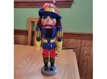 Vintage Nutcracker In Blue And Yellow