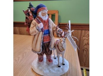 Vintage The Laplander Santa Figure By Pipka
