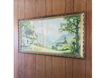 Large Vintage Framed Print (Porch)