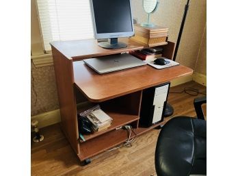 Computer Desk On Wheels (Upstairs)