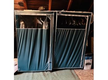 Pair Of OIA Wardrobe Units With Contents (Attic)