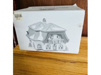 Dept. 56 Heritage Village Collection Bakery And Chocolate Shop Building (Porch)