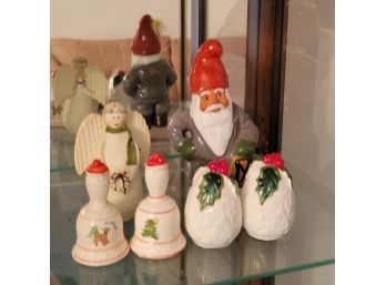 Vintage Holiday Salt And Pepper Shakers And Other Decor