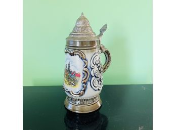 Vintage Stein Marked West Germany With Image Of Mary's Square (Living Room)