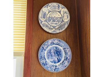 Shreve Crump Low Wedgewood Collector Plate And Vintage Japanese Plate (Porch)
