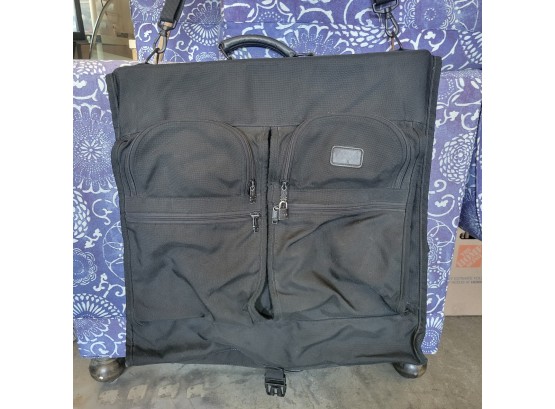 Tumi Alpha Garmet Expandable Black Nylon Travel Bag