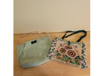 Sandra Crudgington Bag And Handmade Sunflower Tote
