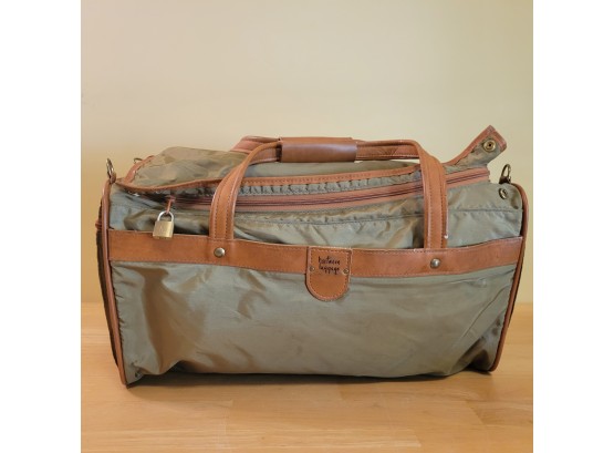 Hartmann Luggage Tan Canvas Rectangle Carry On