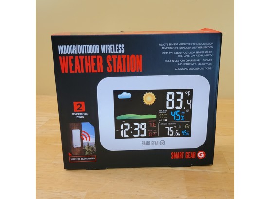 Smart Gear Indoor Outdoor Weather Station. New!!