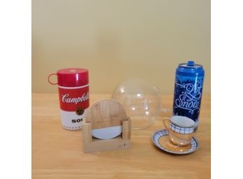 Campbell Soup Thermos,Water Bottle, Coasters And More
