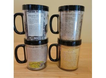 Set Of 4 Moments In American History Mugs