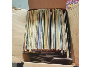 Vintage Records And Several CDs (Box #1)