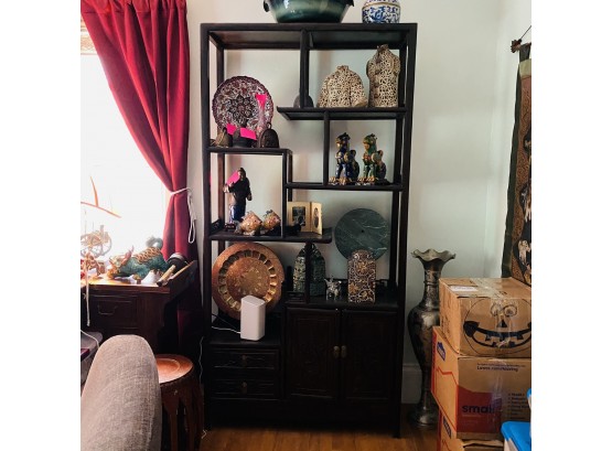 Vintage Chinese Wooden Shelf (Livingroom)