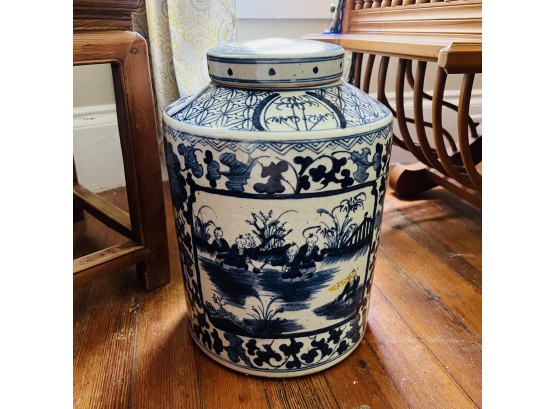 Tall Large Asian Ginger Jar - Excellent Condition
