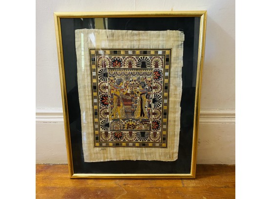 Hand Painted Egyptian Papyrus (hallway)