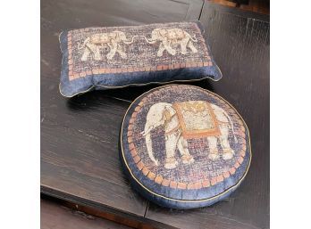 Pair Of Elephant Toss Pillows