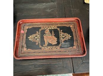 Lacquerware Tray From Thailand