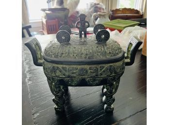Vintage Chinese Bronze Incense Burner