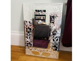 Decorative Floral Mirror (Livingroom)