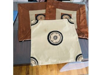 Thai Silk Toss Pillow Covers - Set Of 3