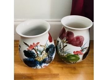 Pair Of Chinese Vases (Livingroom)