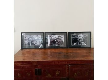 Framed Chinese Portraiture - Set Of Three (Hallway)