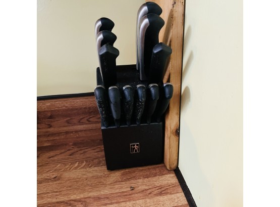 J.A. Henckels Knife Block And Knives