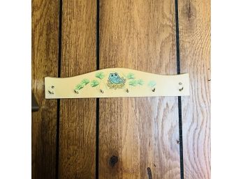 Wall Hooks With Painted Frog (kitchen)