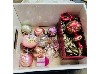 Assorted Ornaments: Waterford, Flowers, Etc.