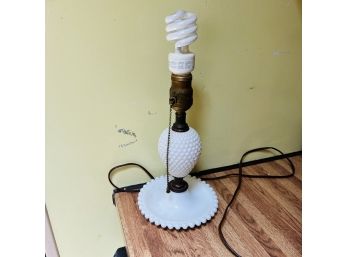 Milk Glass Lamp Base (Kitchen)
