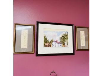 Trio Of Framed Prints (Living Room)