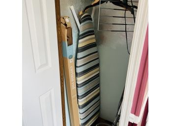 Striped Ironing Board (Living Room Closet)