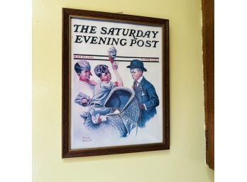 Saturday Evening Post Framed Print (Kitchen)