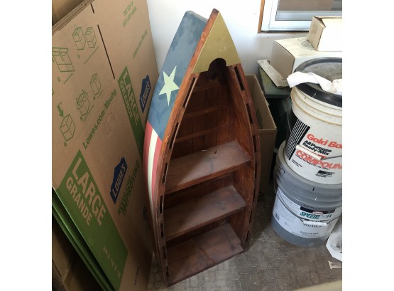 Canoe Shaped Shelf (Porch)