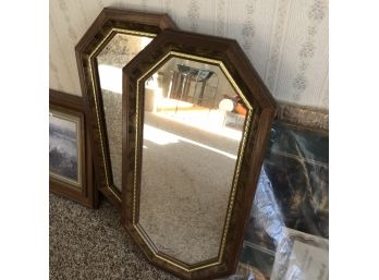 Pair Of Decorative Mirrors (Living Room)