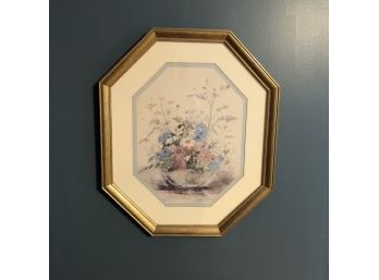 Framed Floral Wall Art (Bedroom 3)