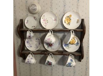 Tea Cup Shelf Lot No. 1 (Living Room)
